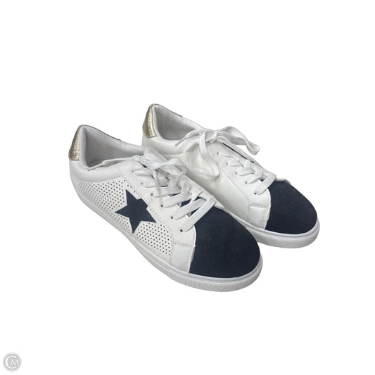 Shoes Sneakers By Clothes Mentor In Black & White, Size: 10