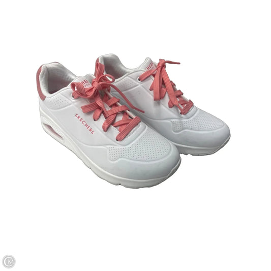 Shoes Athletic By Skechers In White, Size: 8.5