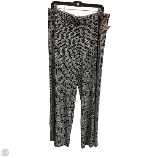 Pants Wide Leg By White House Black Market In Geometric Pattern, Size: 16