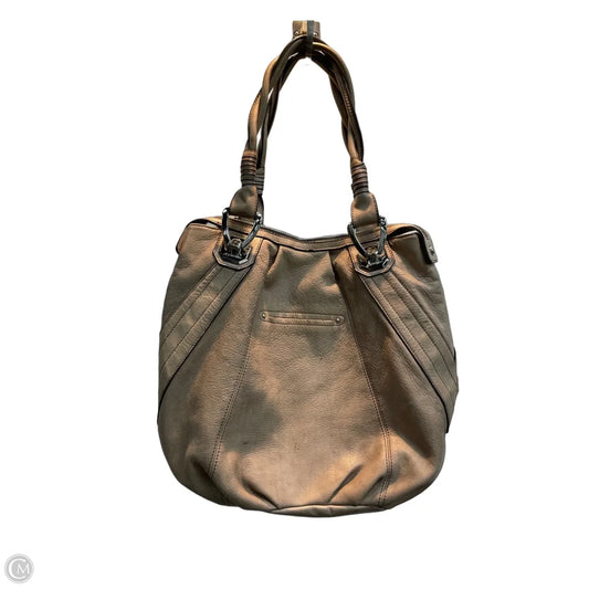 Handbag Leather By B. Makowsky, Size: Medium