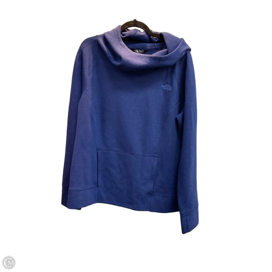 Sweatshirt Hoodie By The North Face In Blue, Size: Xl