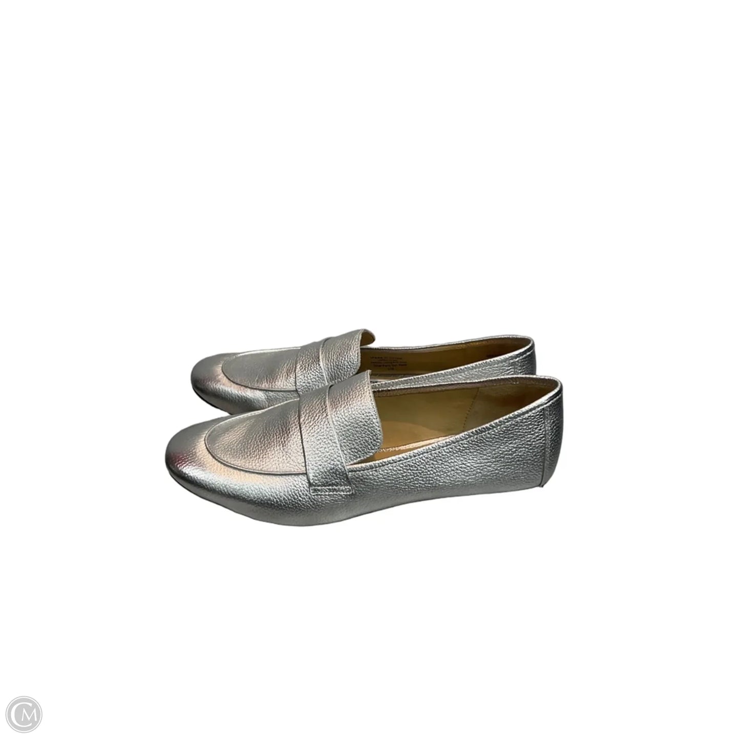 Shoes Flats By Clothes Mentor In Silver, Size: 9