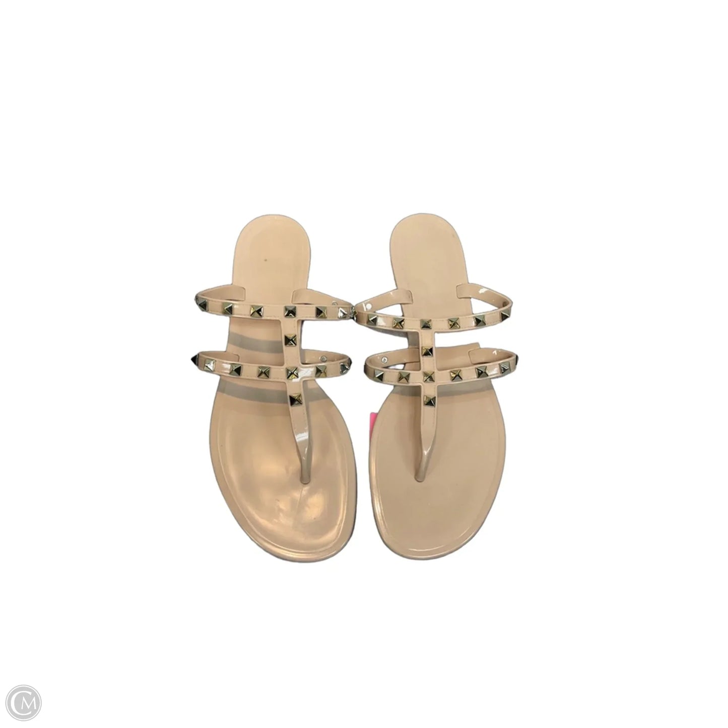 Sandals Flip Flops By Clothes Mentor In Tan, Size: 9