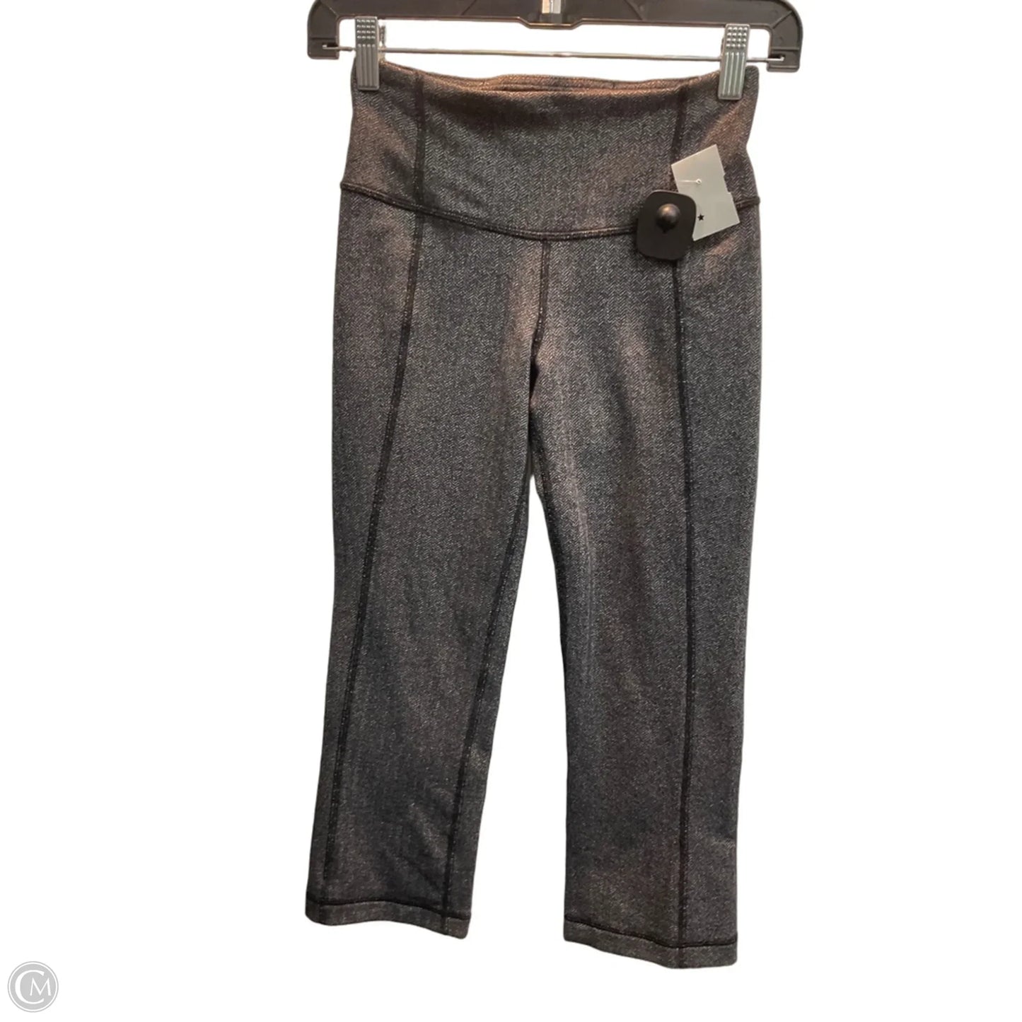 Athletic Capris By Lululemon In Grey, Size: Xs
