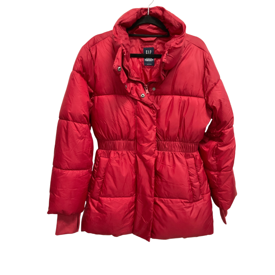 Coat Parka By Gap In Red, Size: S