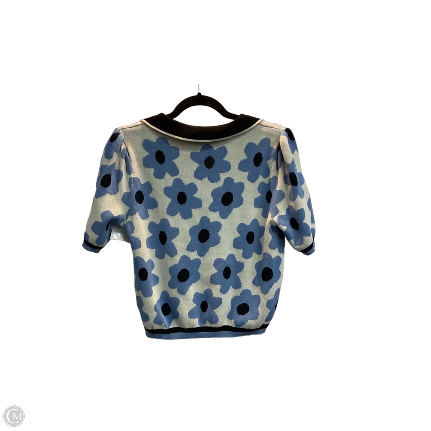 Top Short Sleeve By Nanette By Nanette Lepore In Floral Print, Size: M