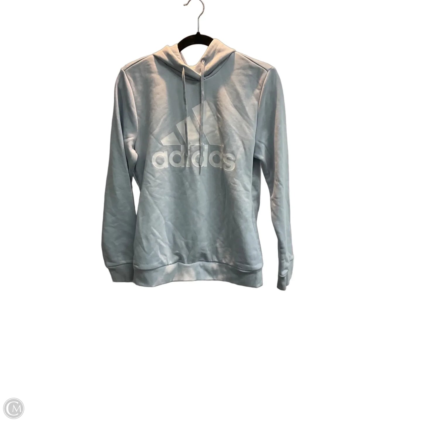 Sweatshirt Hoodie By Adidas In Blue, Size: M