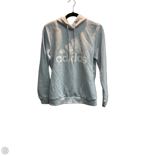 Sweatshirt Hoodie By Adidas In Blue, Size: M