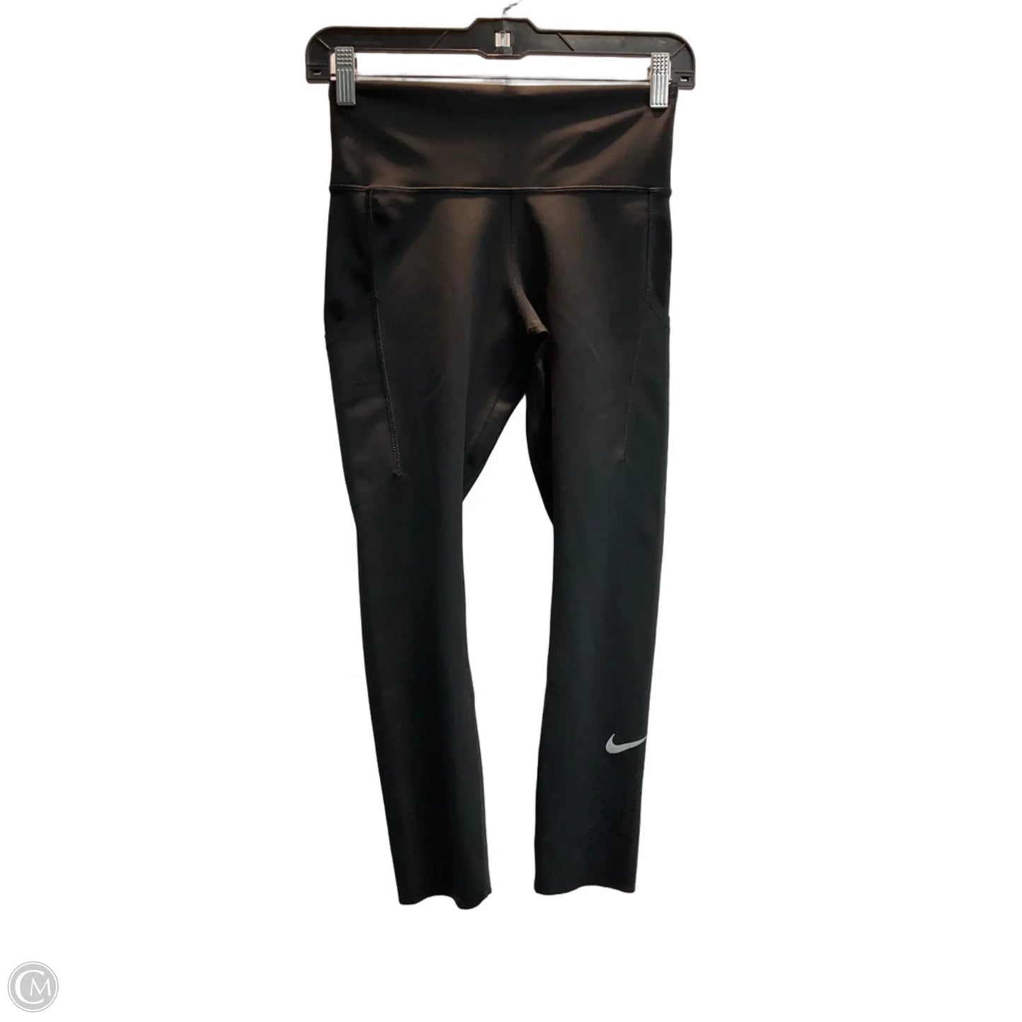 Athletic Leggings By Nike In Black, Size: S