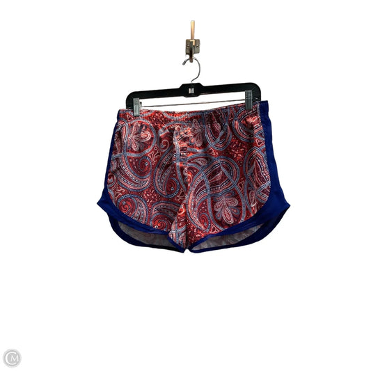 Athletic Shorts By Nike In Paisley Print, Size: Xl