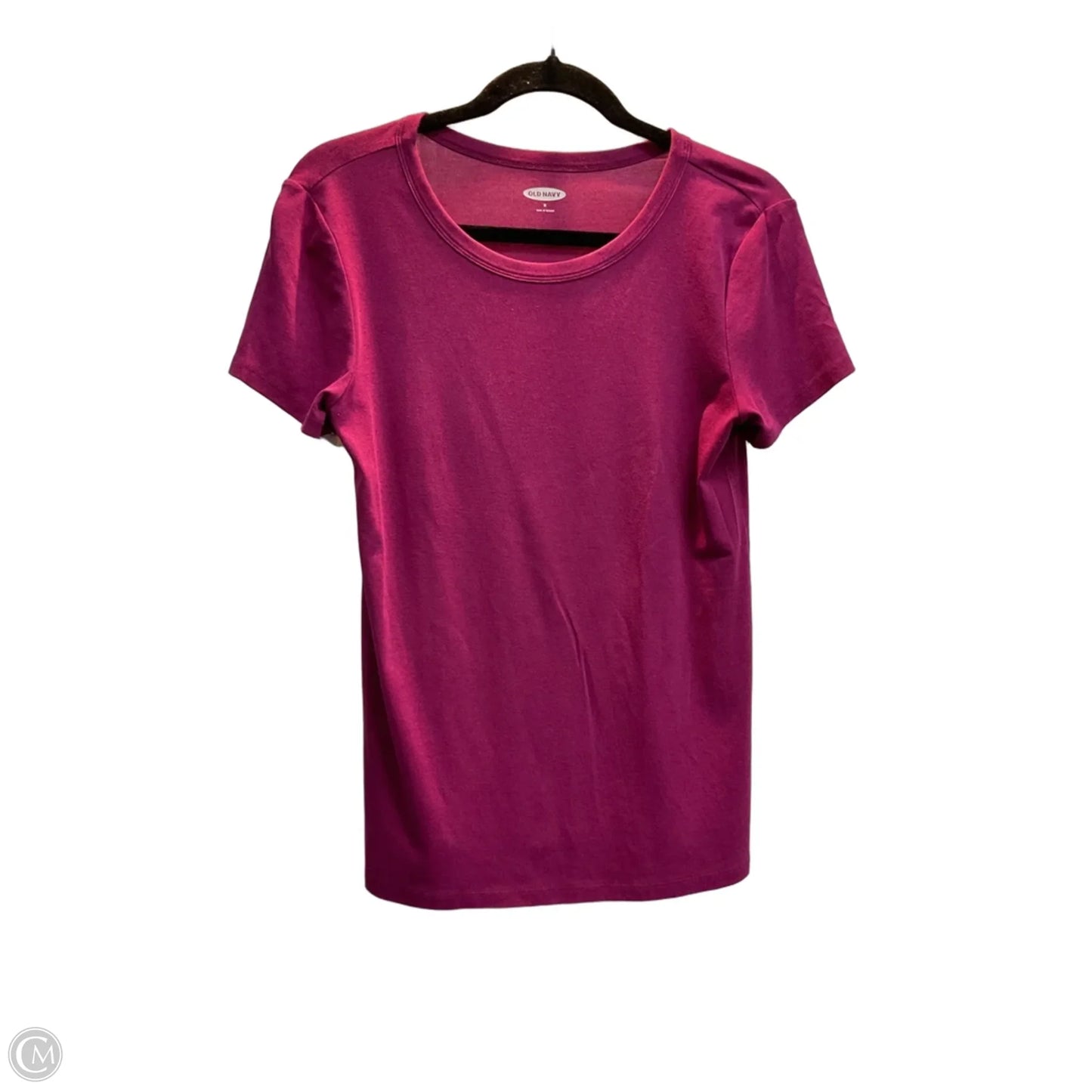 Top Short Sleeve Basic By Old Navy In Pink, Size: M