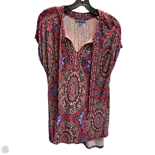 Tunic Short Sleeve By Democracy In Multi-colored, Size: Lp