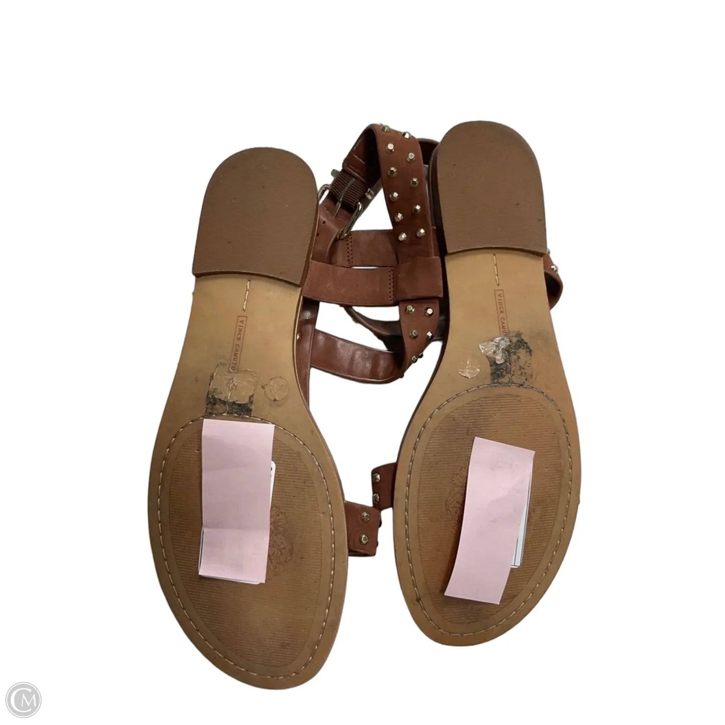 Sandals Flats By Vince Camuto In Brown, Size: 10