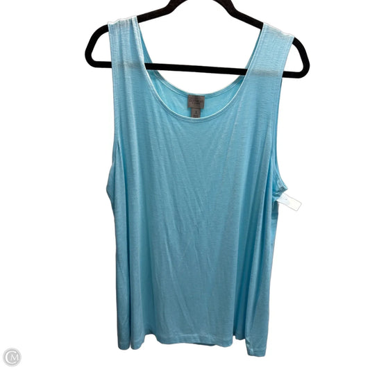Tank Top By Chicos In Blue, Size: Xl