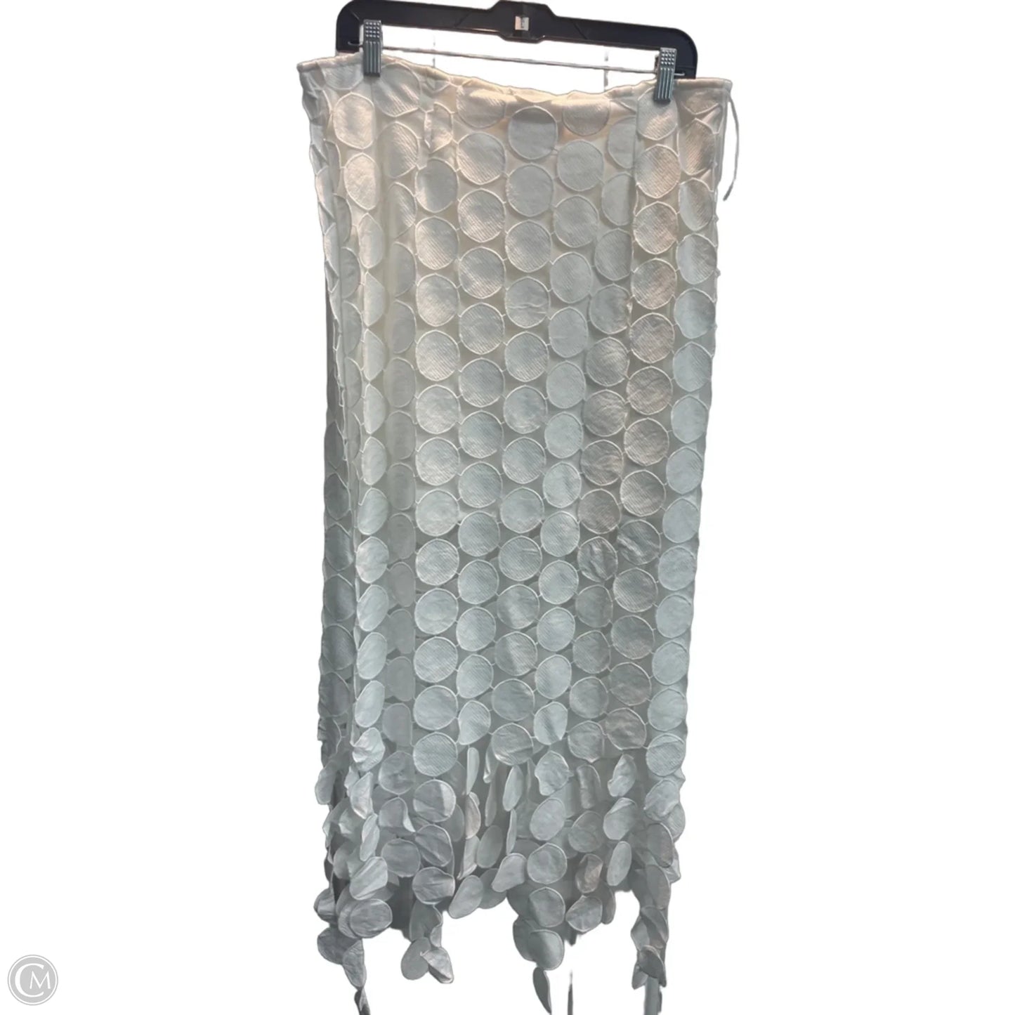 Skirt Maxi By Boohoo Boutique In White, Size: 16