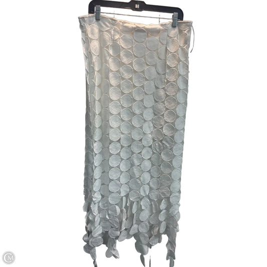 Skirt Maxi By Boohoo Boutique In White, Size: 16