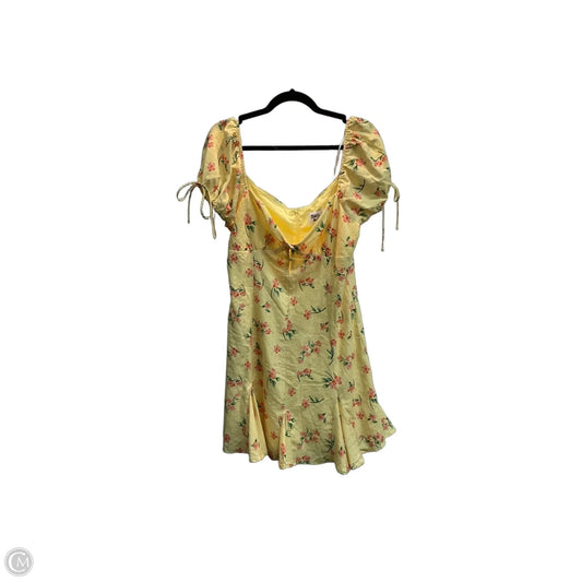 Dress Casual Short By Princess Polly In Yellow, Size: M