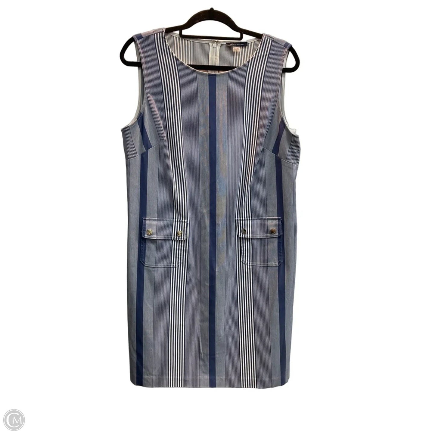 Dress Work By Tommy Hilfiger In Striped Pattern, Size: Xl