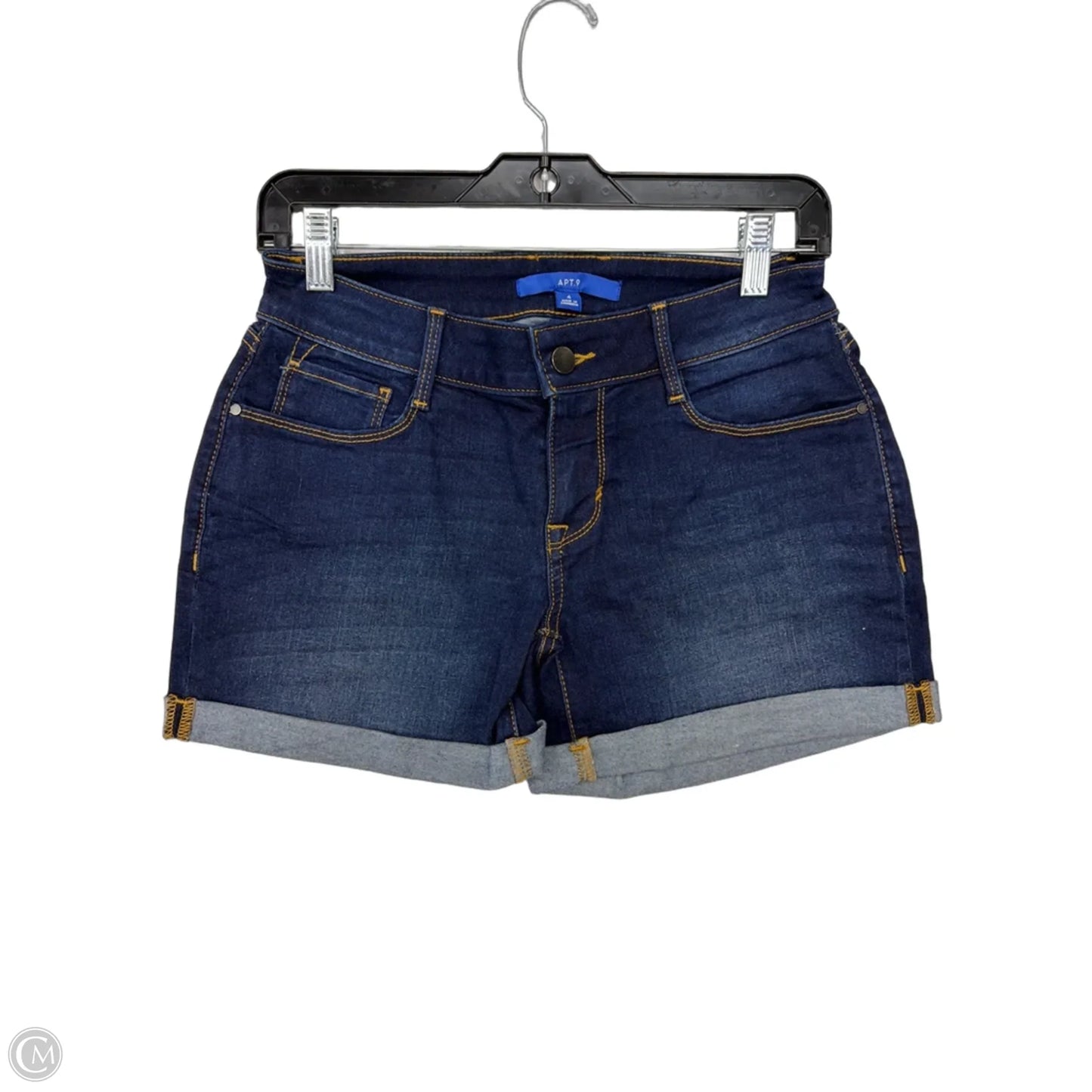 Shorts By Apt 9 In Blue Denim, Size: 4