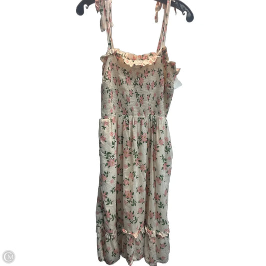 Dress Casual Midi By Draper James In Floral Print, Size: S
