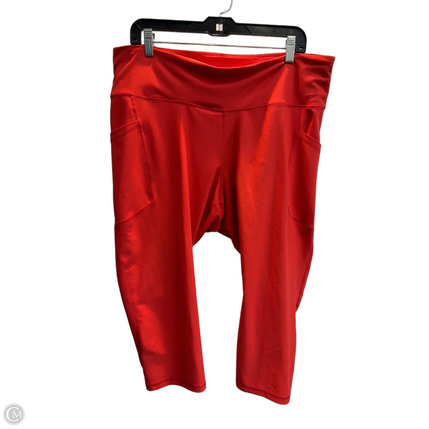 Athletic Capris By Old Navy In Red, Size: Xxl