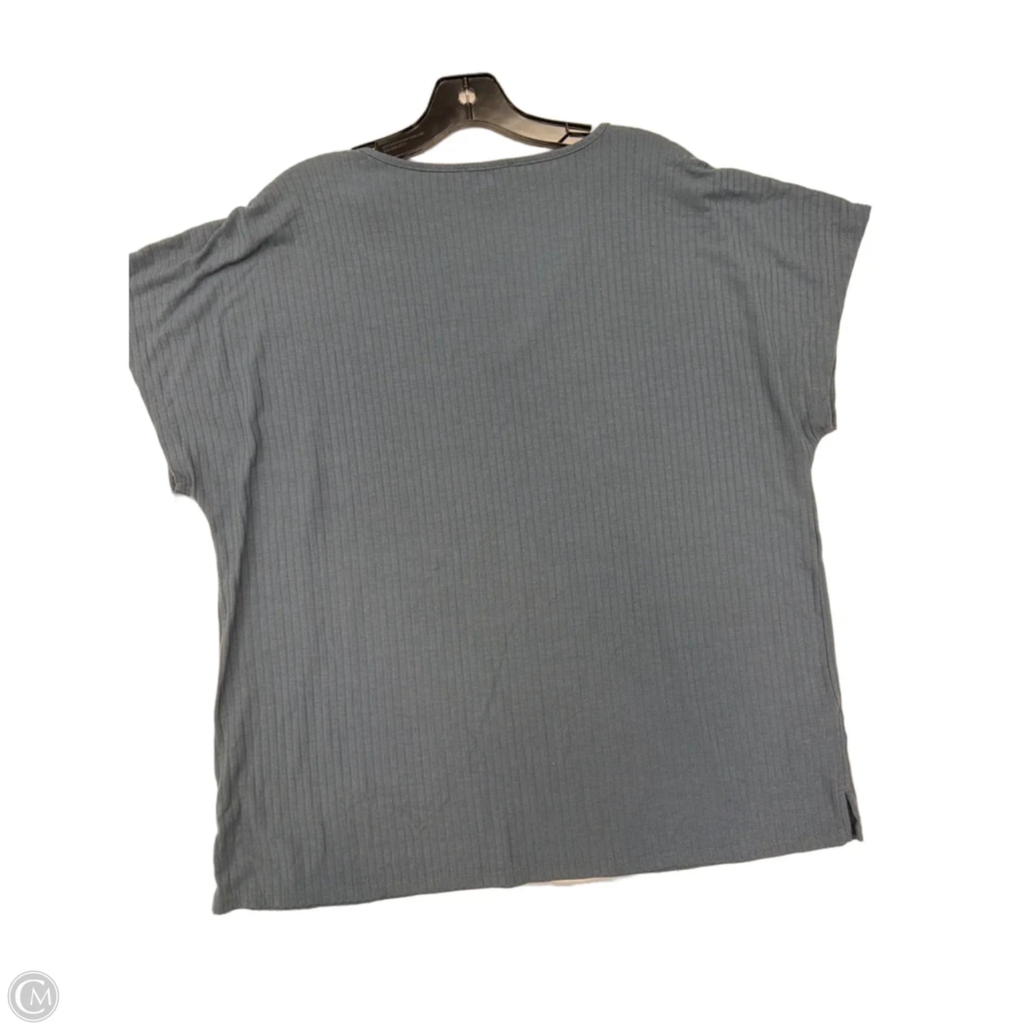Top Short Sleeve Basic By Loft In Teal, Size: Xl
