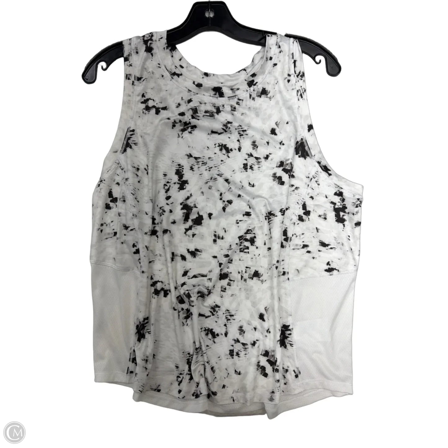 Athletic Tank Top By Dsg Outerwear In Black & White, Size: L