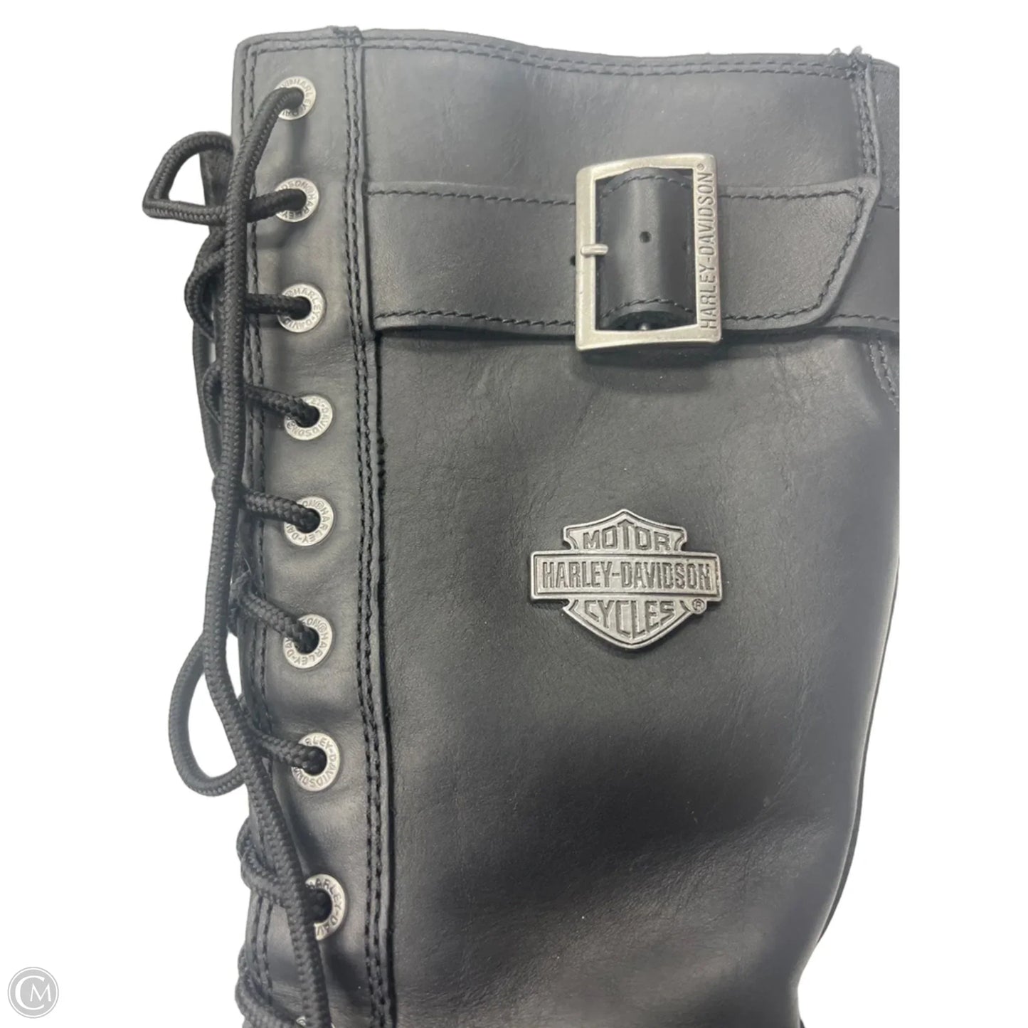 Boots Knee Flats By Harley Davidson In Black, Size: 9