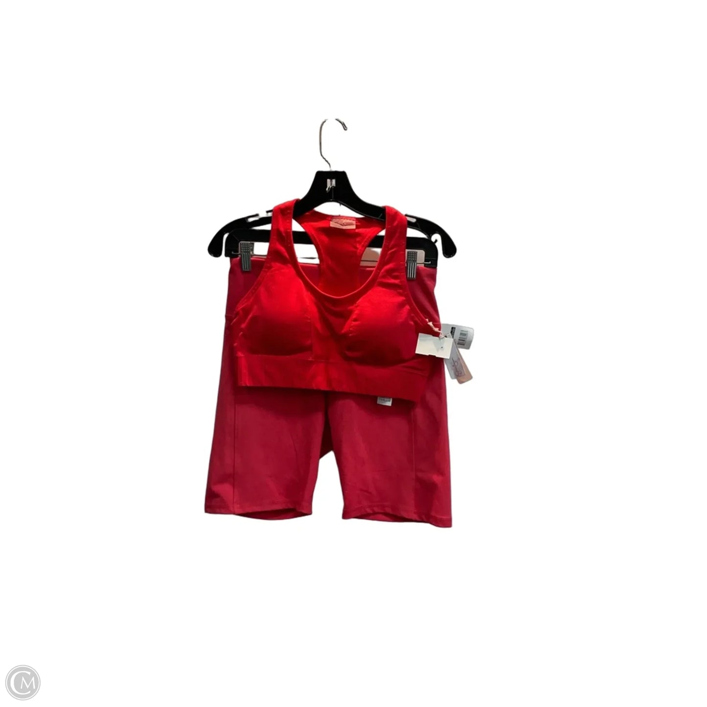 Athletic Shorts 2pc By Jessica Simpson In Red, Size: L