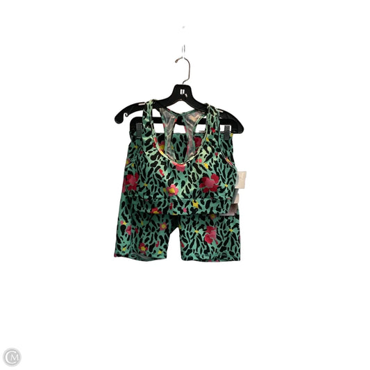 Athletic Shorts 2pc By Jessica Simpson In Leopard Print, Size: L