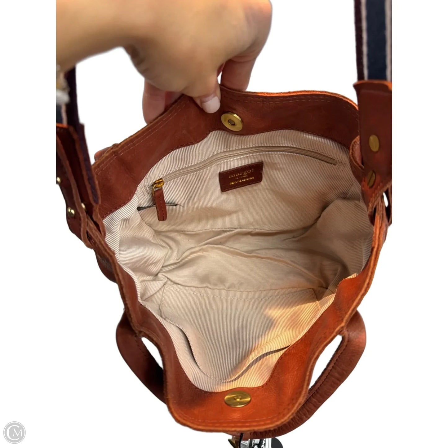 Crossbody Leather By Margot, Size: Medium