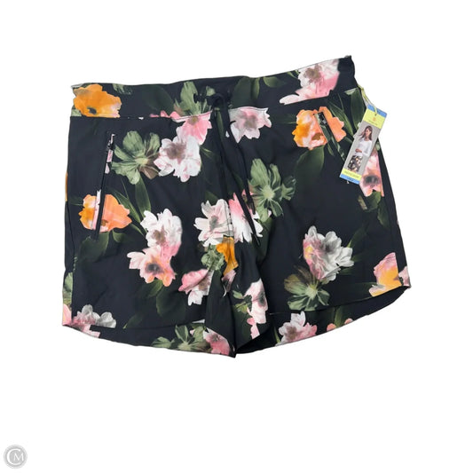 Athletic Shorts By Tangerine In Floral Print, Size: L
