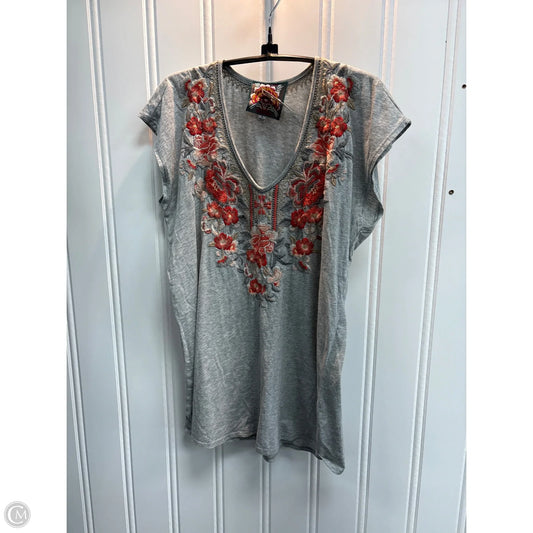 Top Sleeveless By Johnny Was In Grey, Size: S