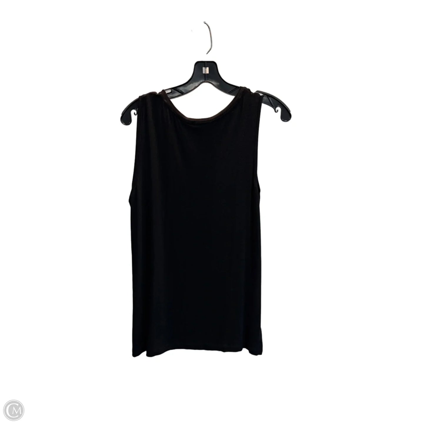 Tank Top By Adrienne Vittadini In Black, Size: L