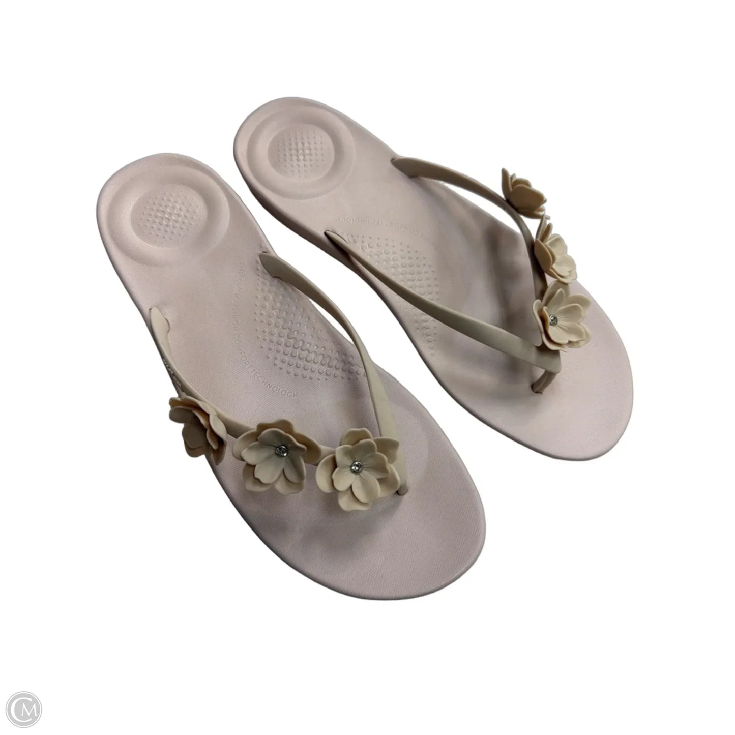 Sandals Flip Flops By Fitflop In Pink, Size: 11