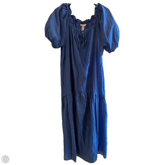 Dress Casual Maxi By H&m In Blue, Size: M