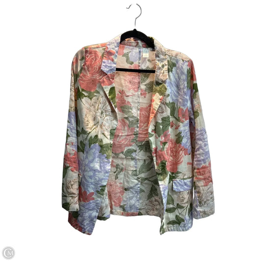Blazer By Joie In Floral Print, Size: M