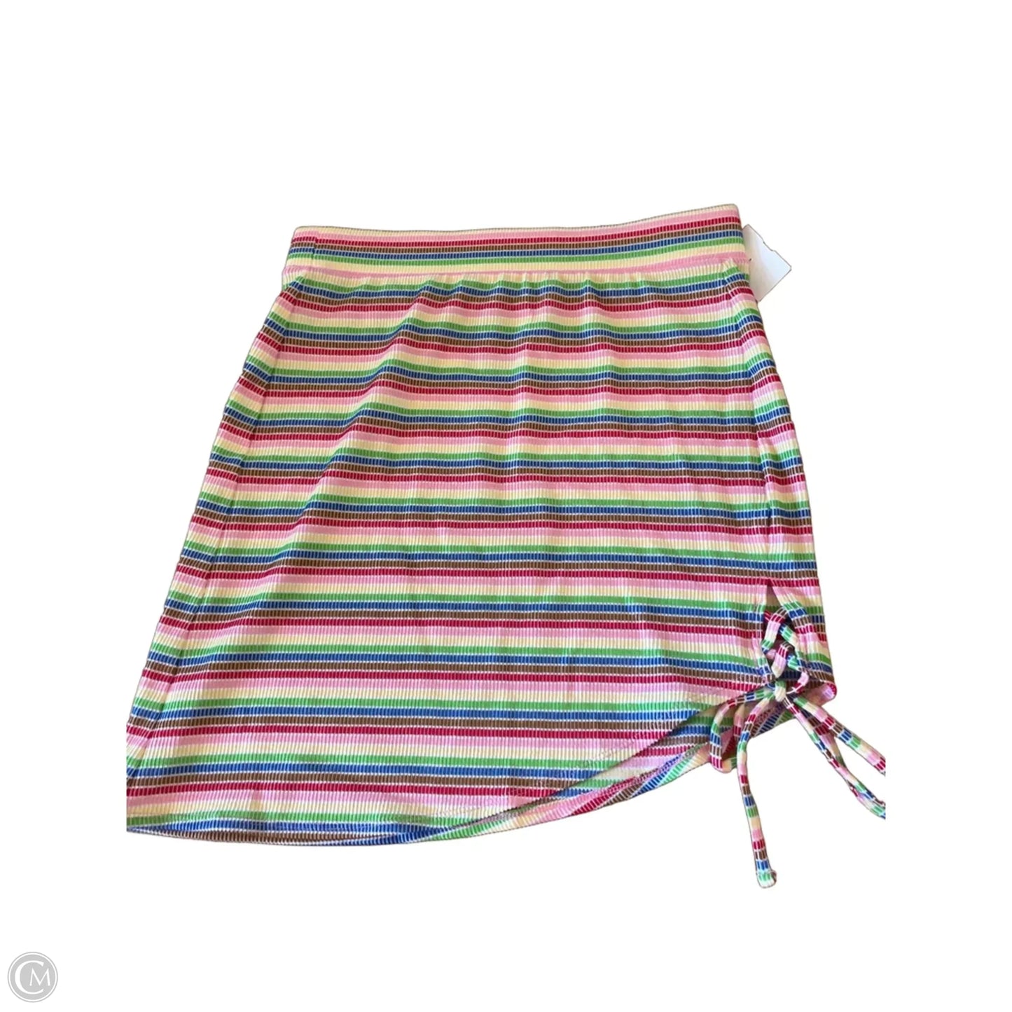 Skirt Mini & Short By Target In Rainbow Print, Size: M