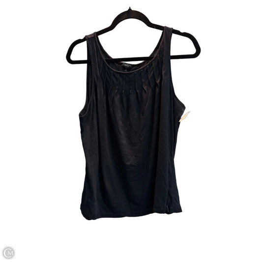 Tank Top By Talbots In Black, Size: Xl