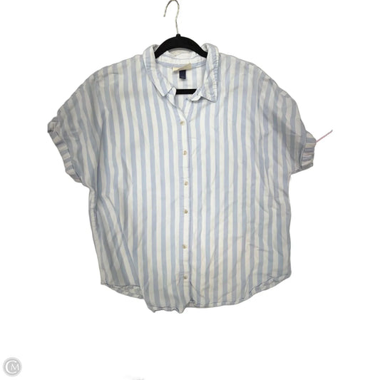Top Short Sleeve By Universal Thread In Striped Pattern, Size: Xl
