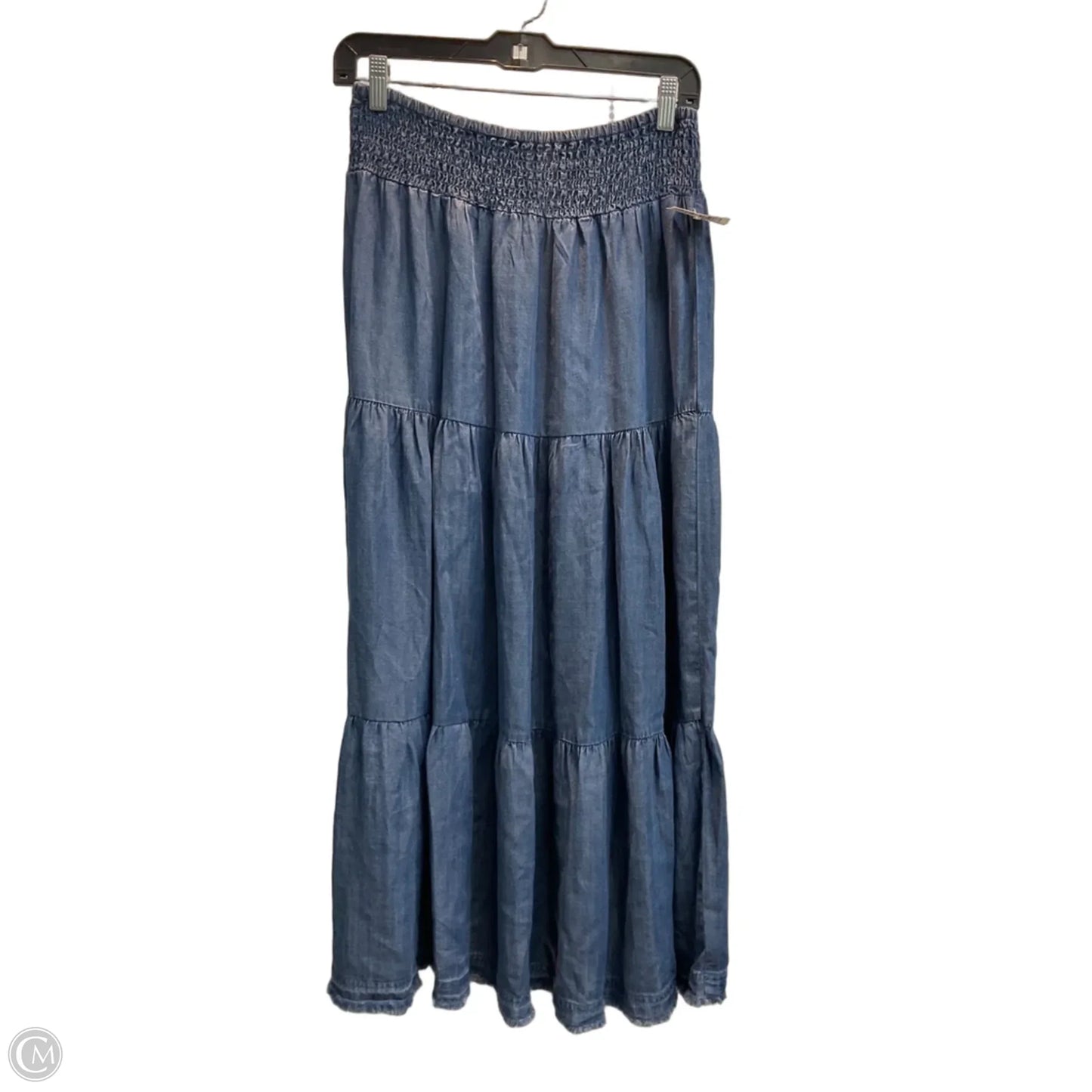 Skirt Maxi By Velvet Heart In Blue Denim, Size: 8