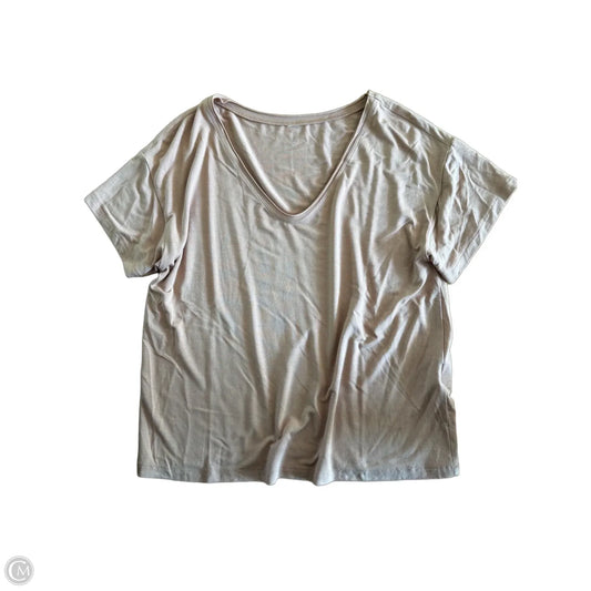Top Short Sleeve By Clothes Mentor In Brown, Size: M