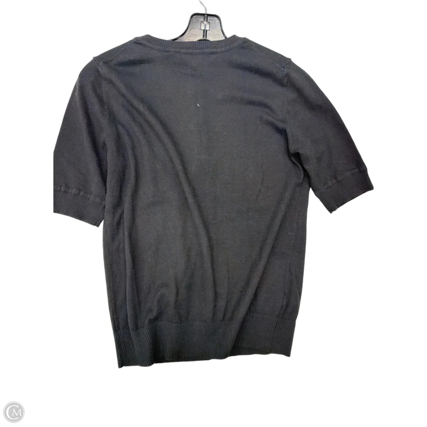 Top Short Sleeve By Loft In Black, Size: Xs