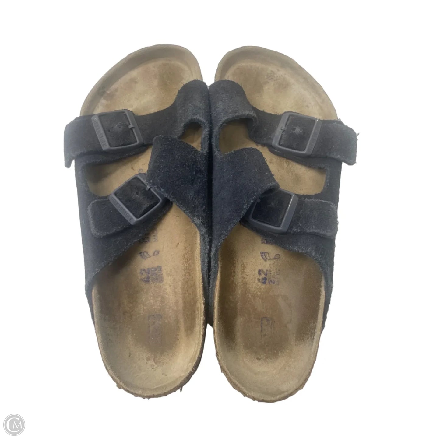 Sandals Flats By Birkenstock In Navy, Size: 11