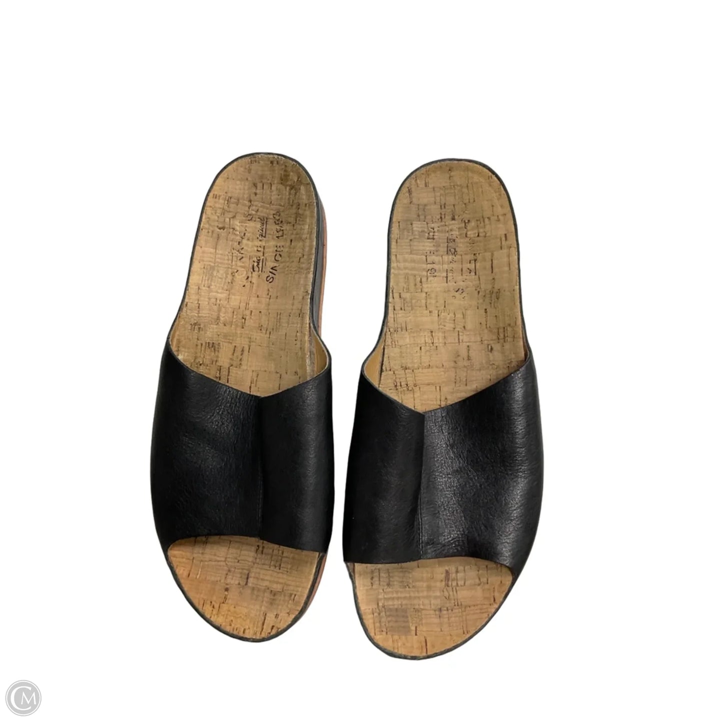 Sandals Flats By Kork Ease In Black, Size: 10