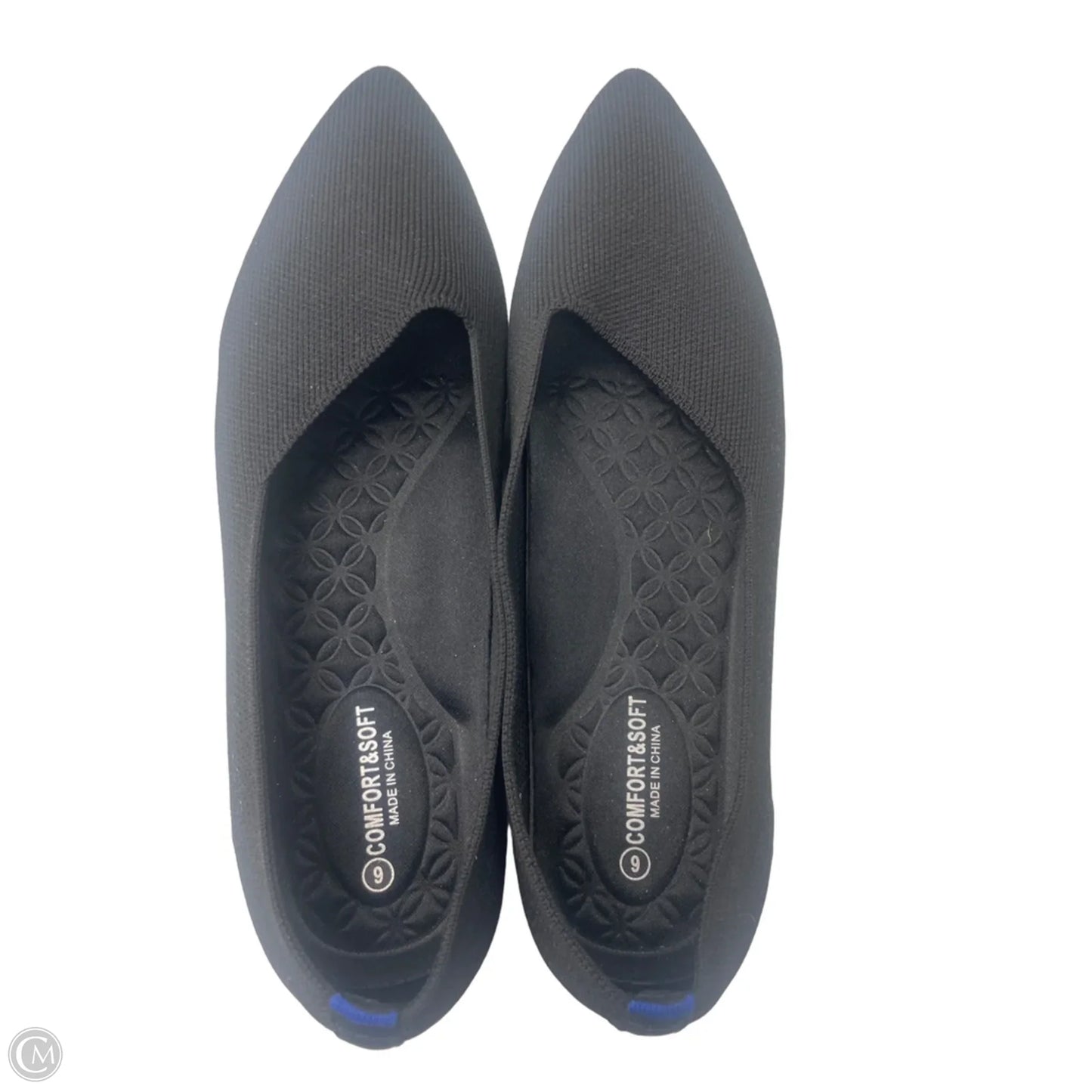 Shoes Flats By Clothes Mentor In Black, Size: 9