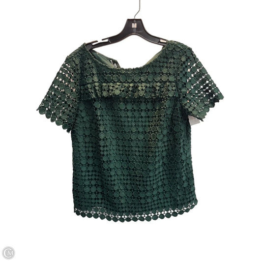 Top Short Sleeve By Talbots In Green, Size: M