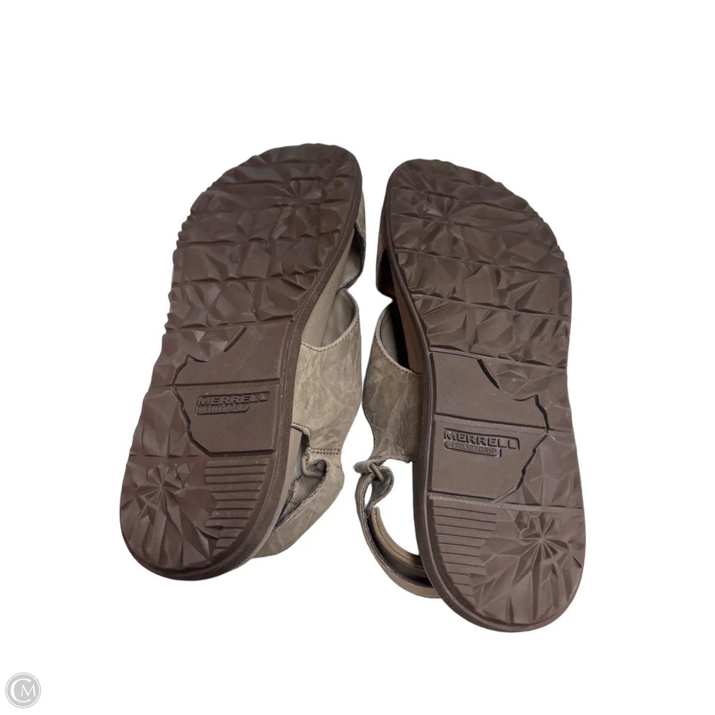Sandals Flats By Merrell In Taupe, Size: 8