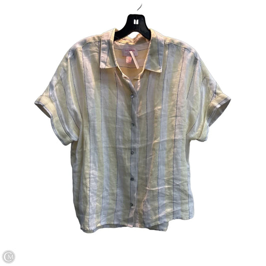 Top Short Sleeve By Isaac Mizrahi In Multi-colored, Size: M