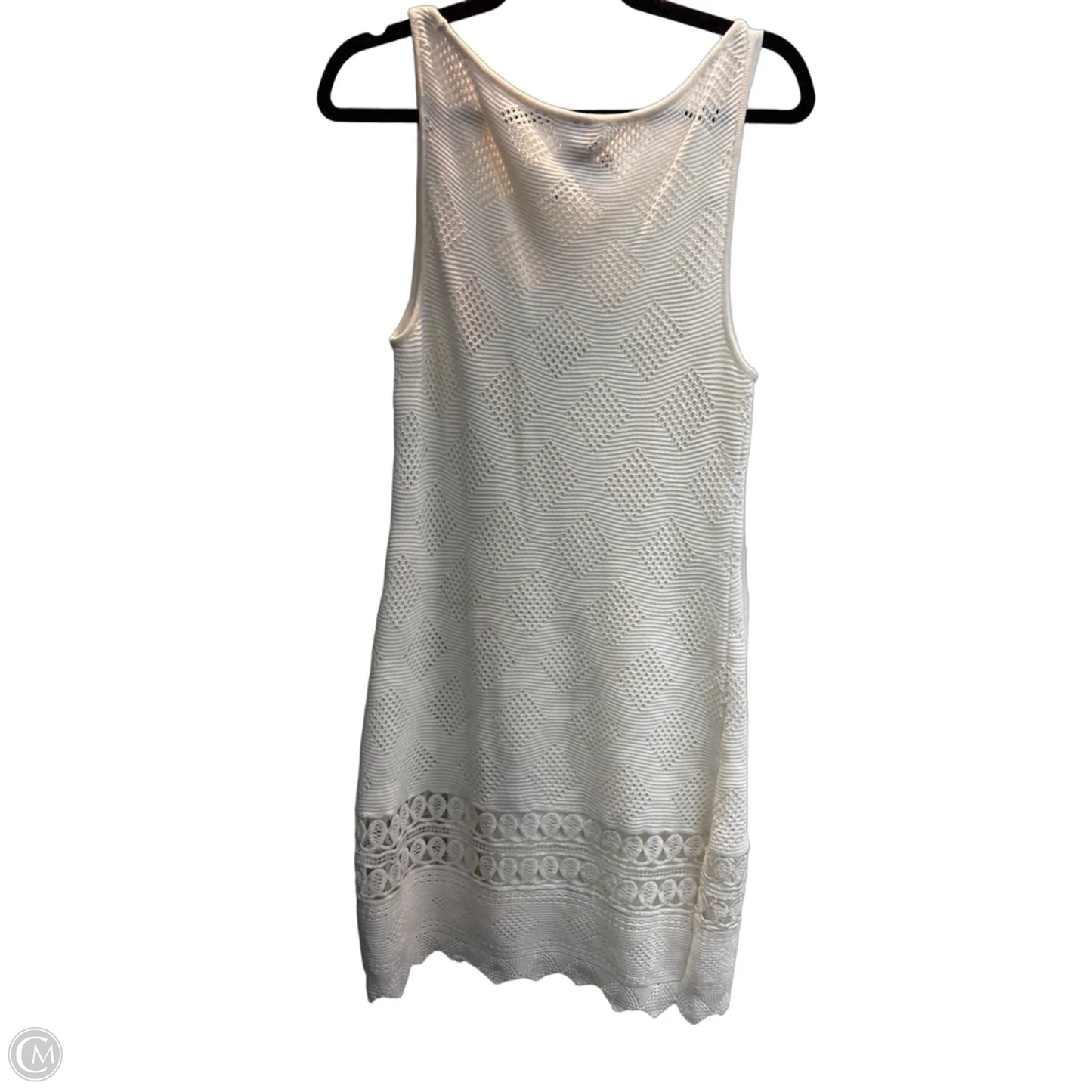 Dress Casual Midi By Anthropologie In White, Size: S